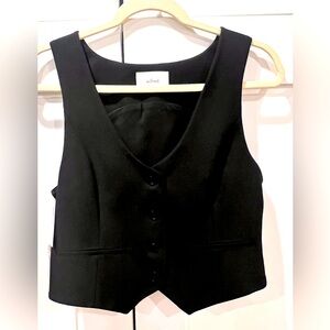 Aritzia desire black vest. New with tags.